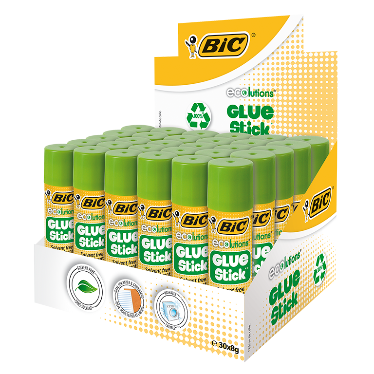 BOX 30: BIC ECOLUTIONS GLUE STICK 8G