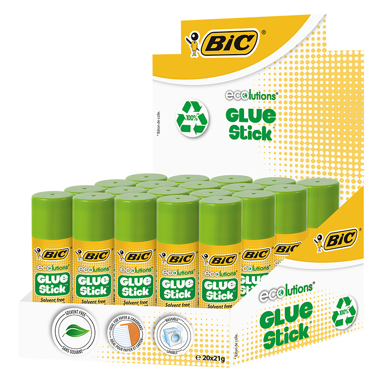 BOX 20: BIC ECOLUTIONS GLUE STICK 21G